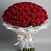 Букет 101 Красная роза Блэк Мэджик в Еманжелинске