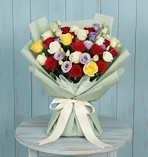 Букет цветов из:  Розы в Еманжелинске