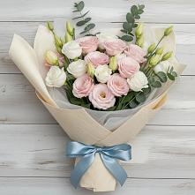Букет цветов из:  Лизиантусы #REPLACE_PRED# Еманжелинске