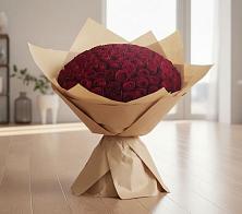 Букет 101 Красная роза в Еманжелинске