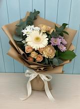 Букет цветов из:  Герберы и Хризантемы в Еманжелинске