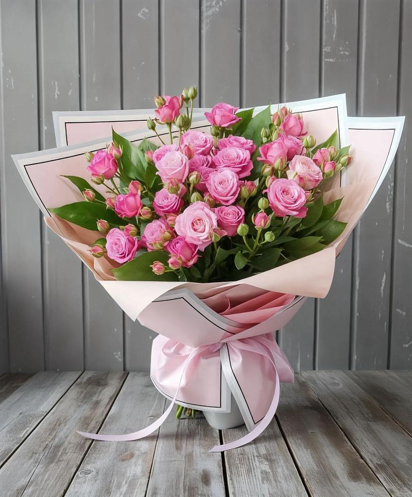 Букет Розовый кустик в Еманжелинске