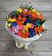 Букет цветов из:  Розы и Хризантемы в Еманжелинске