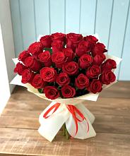 Букет 29 Красных роз в Еманжелинске