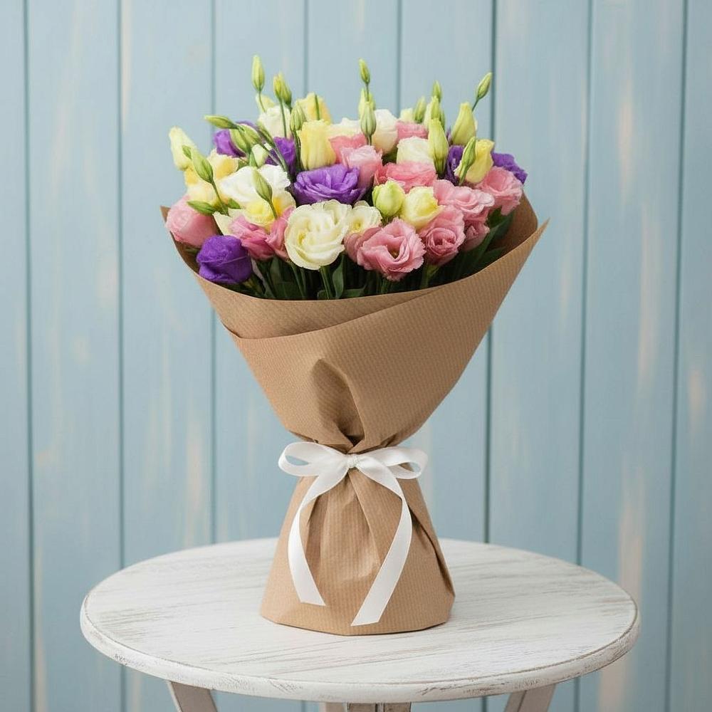 Букет цветов из: Лизиантусы в Еманжелинске